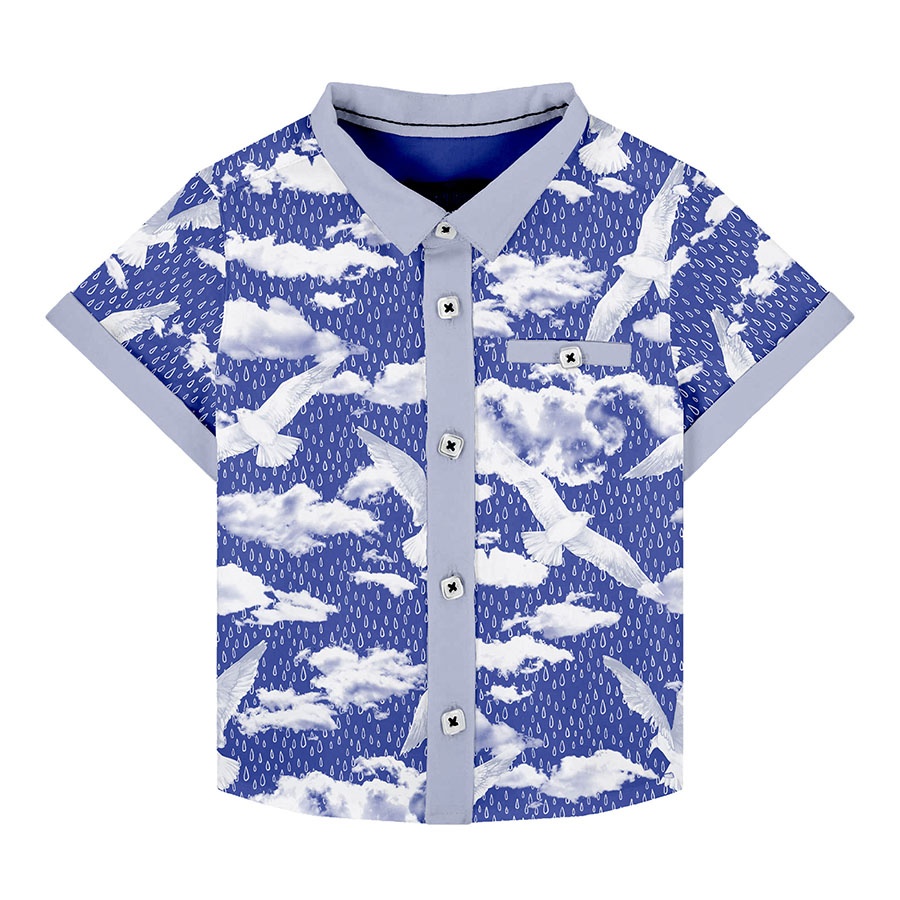 Seashore Skies | Hand Drawing Surface Pattern & Illustration Design | Karolina Szymkiewicz