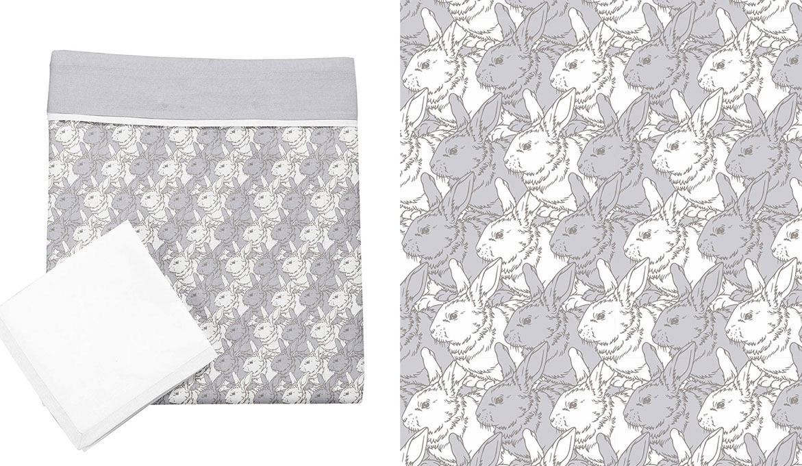 Rabbit's Hideout | Hand Drawing Surface Pattern & Illustration Design | Karolina Szymkiewicz