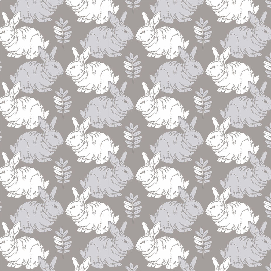 Rabbit's Hideout | Hand Drawing Surface Pattern & Illustration Design | Karolina Szymkiewicz